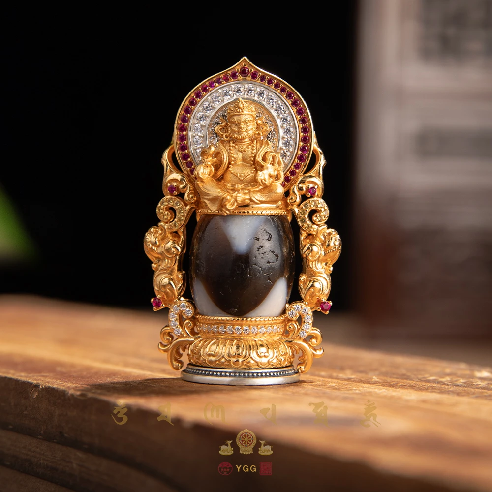 员格格【般若·万象】黄财妙相/虎玛瑙吊坠/GEPX81（多样性发）