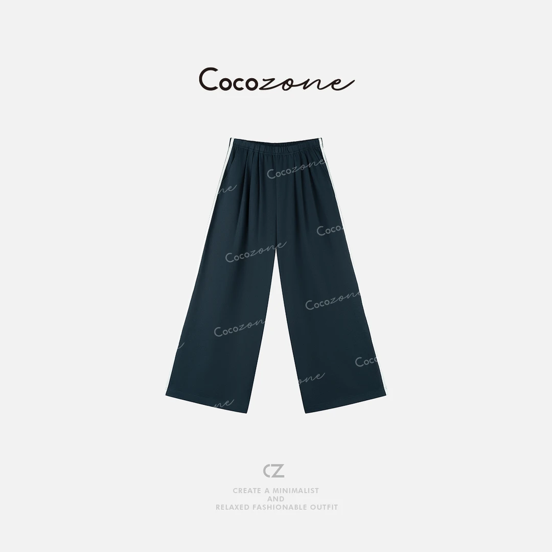 COCO ZONE 刘一一  校园风青春运动感百搭显瘦休闲裤CD2A0709