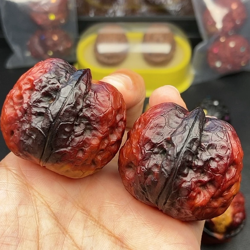 【闪购商品】把件文玩核桃39尺帝王筋元宝
