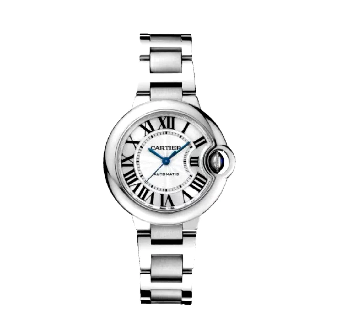 99新 Cartier/卡地亚 卡地亚蓝气球女表/机械/全钢 /33mm
