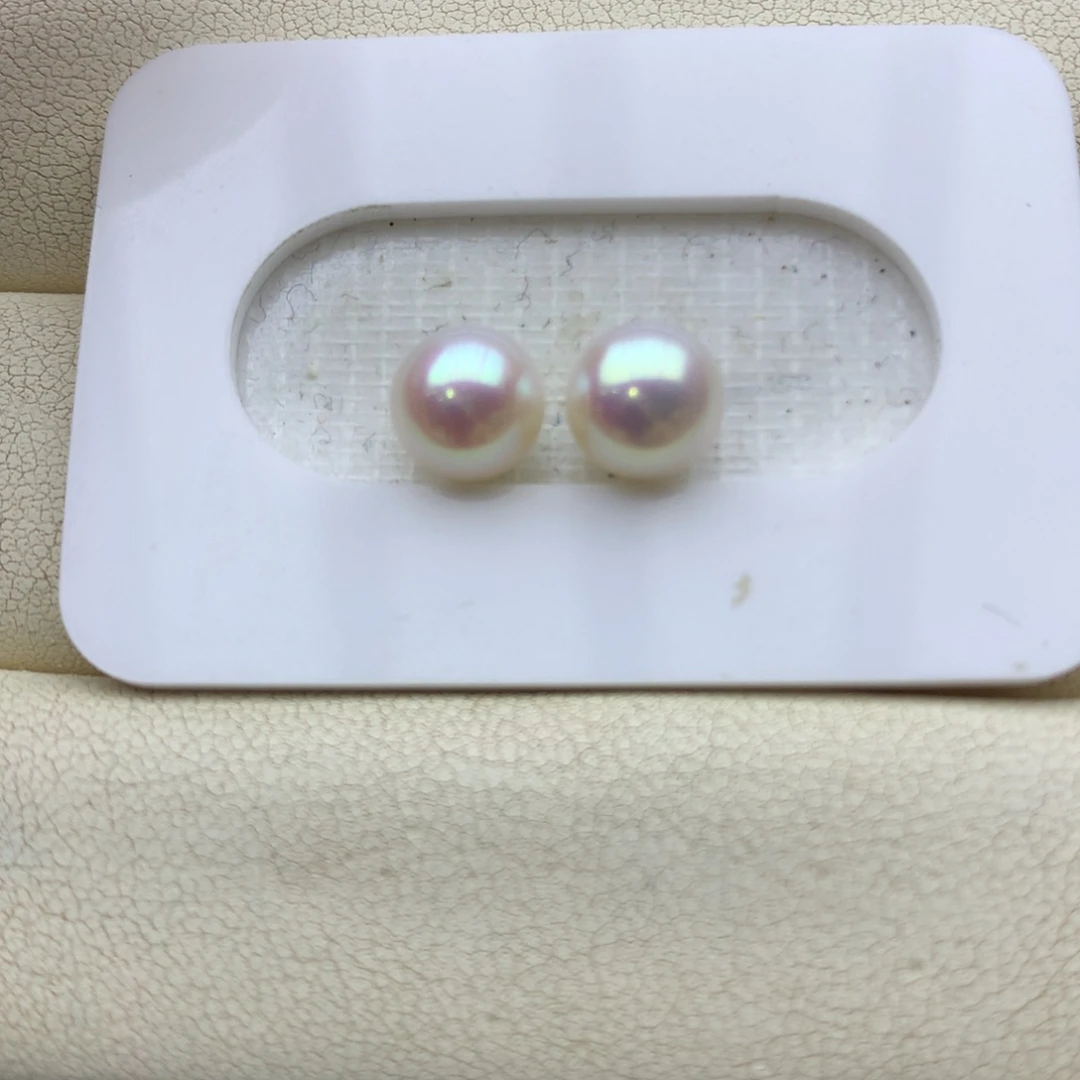 奶***嘟银S925镶嵌耳饰淡水珍珠
