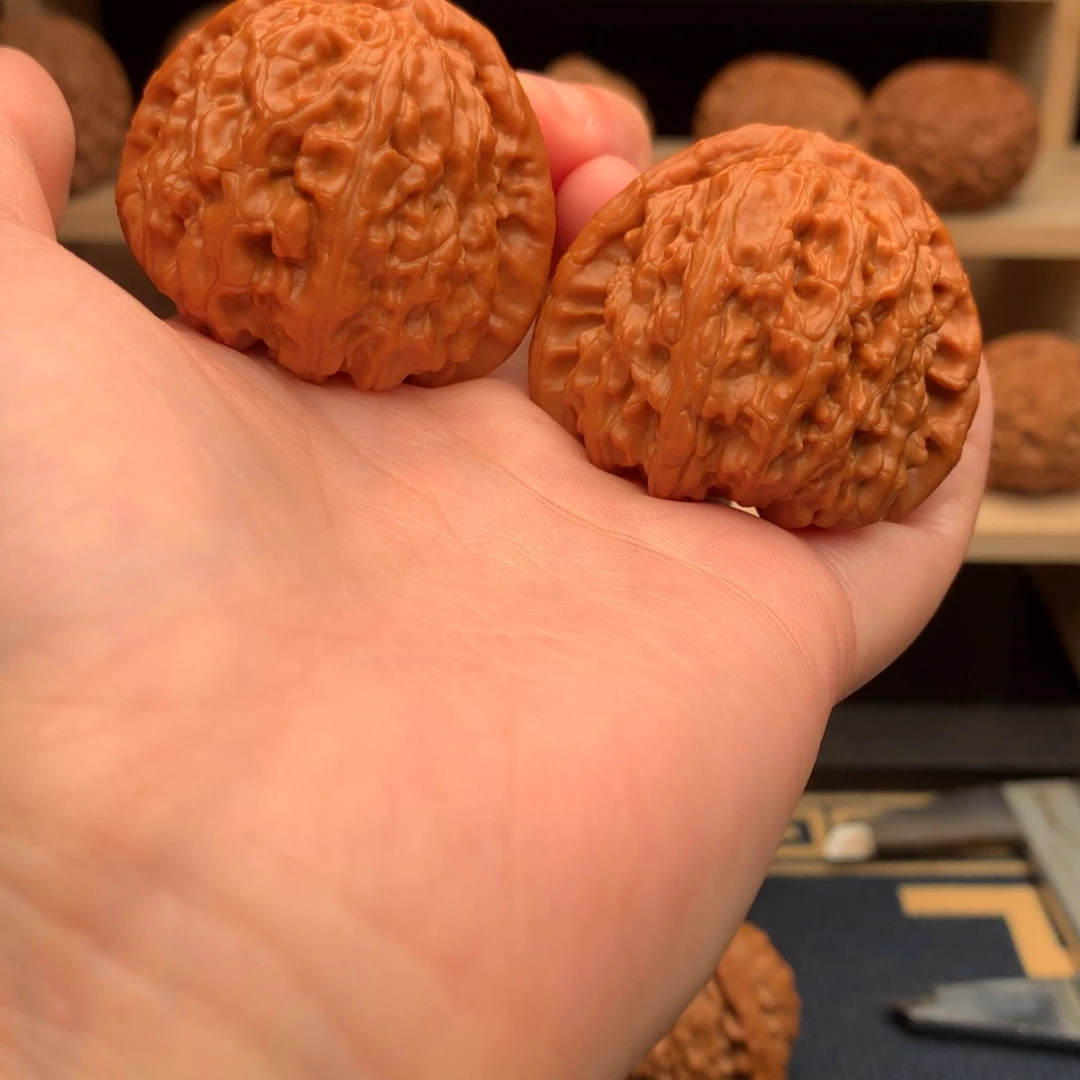 把件文玩核桃知*三角白42