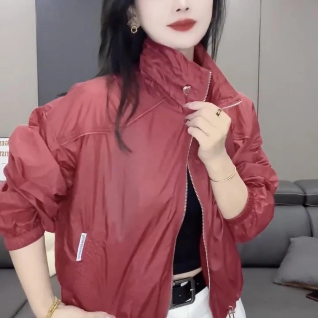 巨好看的薄款防晒衣女士2025夏季新款短款小个子冰丝防晒服外套潮