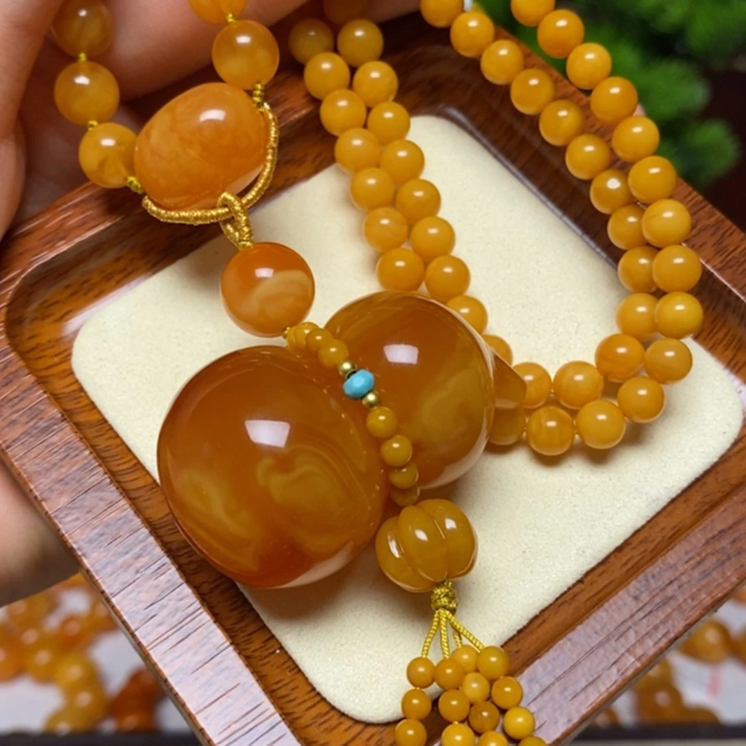 【闪购商品】蜜蜡颈饰未镶嵌项链