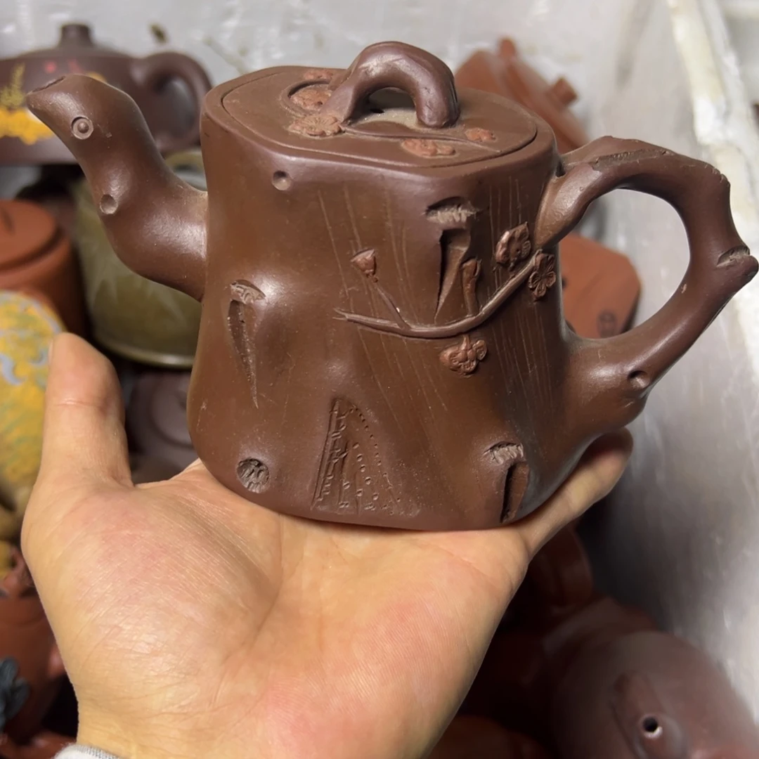紫砂茶壶宜兴原矿紫砂壶300毫升容量