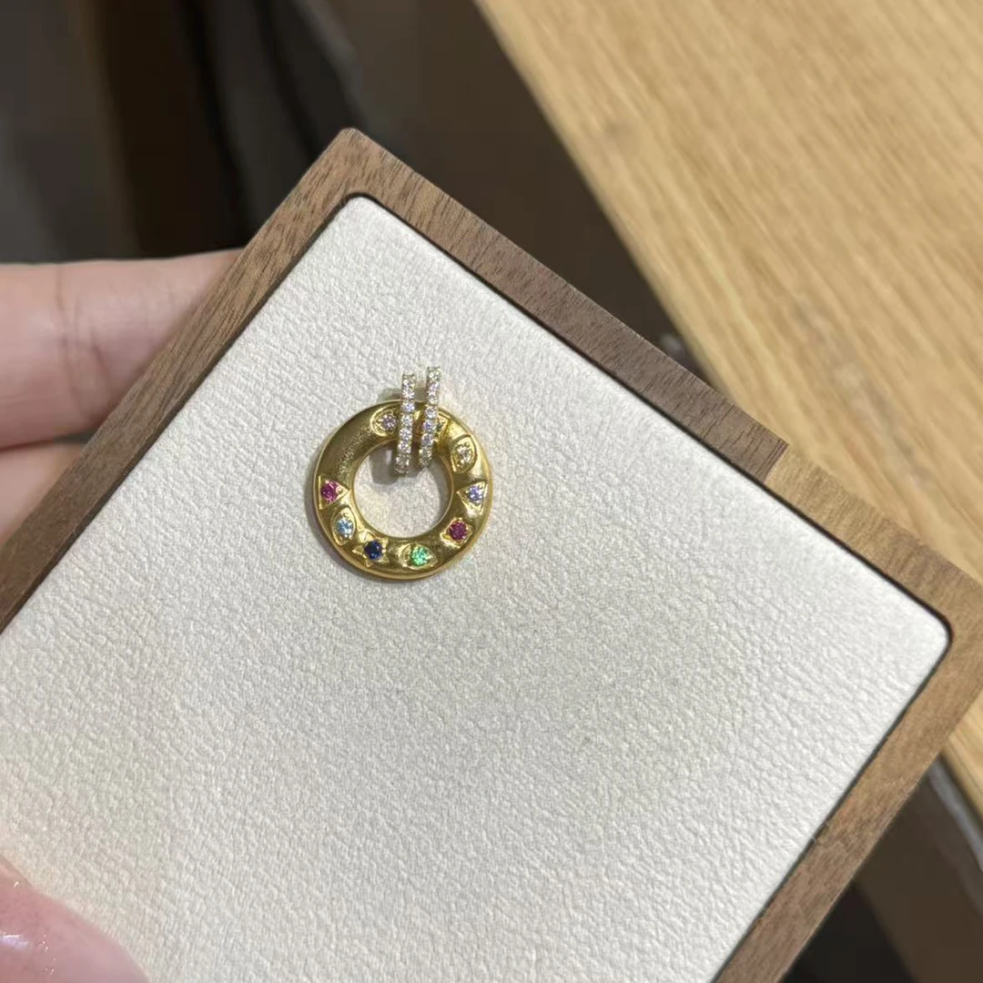 足金精品工艺吊坠