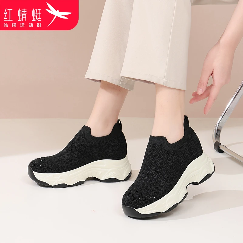 红蜻蜓女飞织网面鞋WXB150881