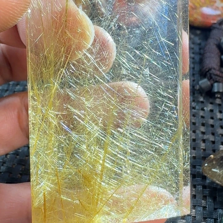 水晶吊坠(不含链)未镶嵌红*