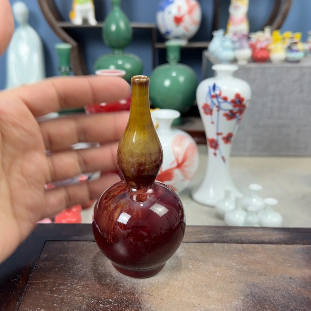 陶瓷手工小花器摆件
