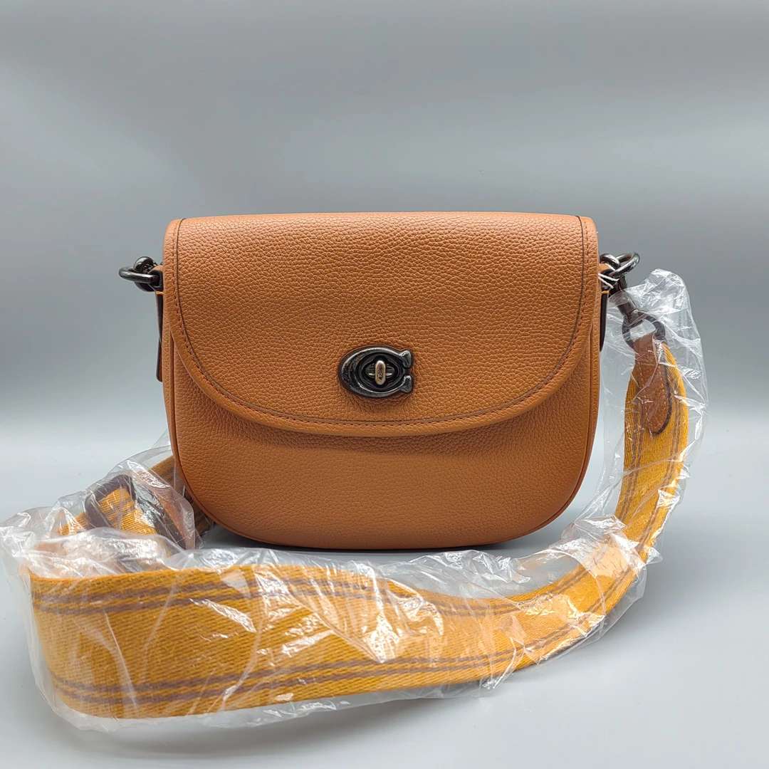 95新 COACH/蔻驰 棕色斜挎包 1622 1633