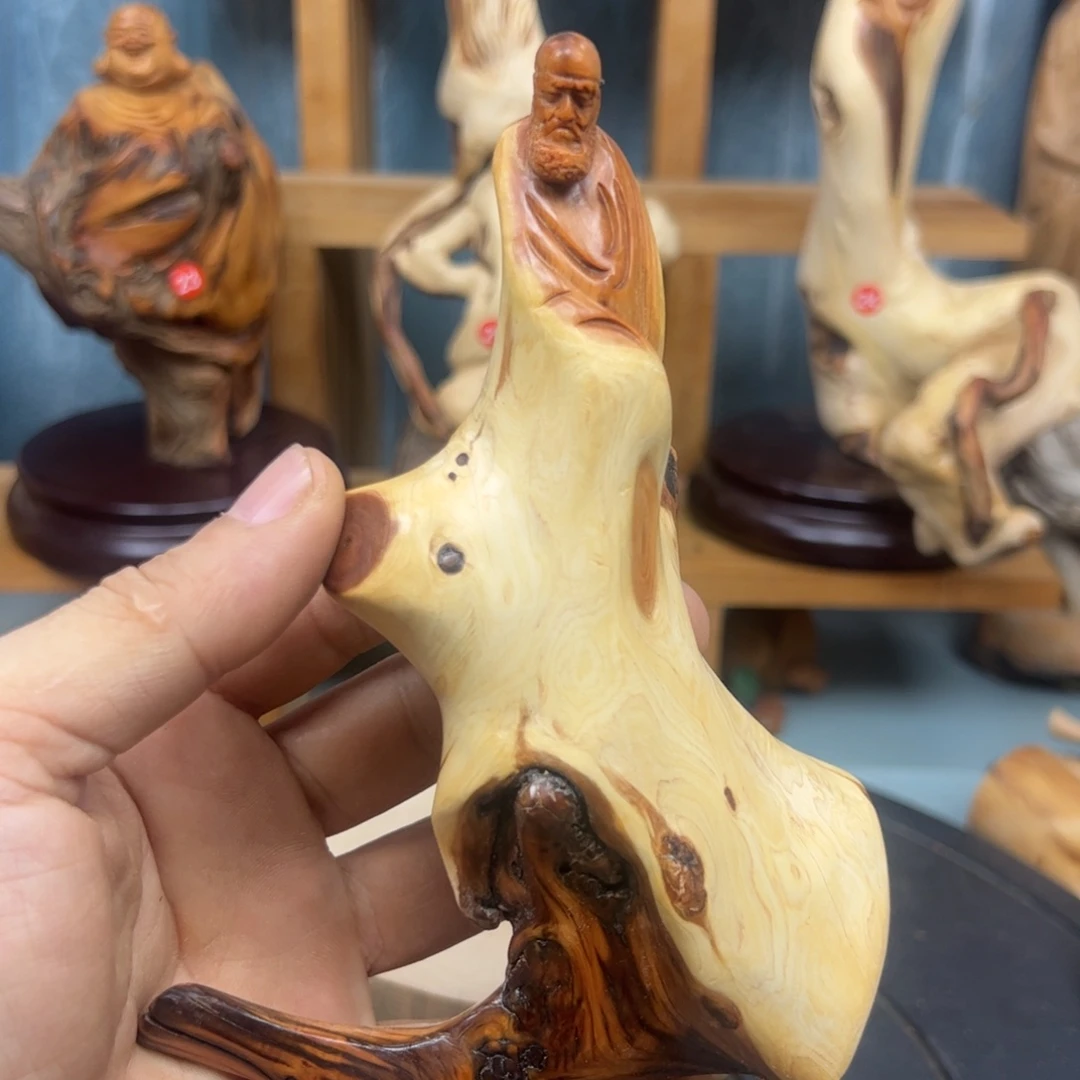 木东**晓崖柏木摆件手把件