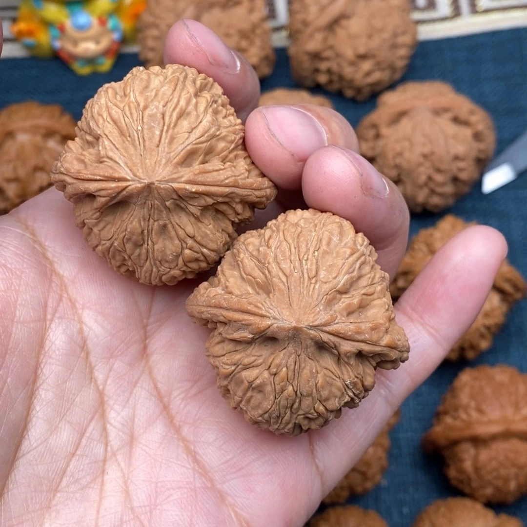 文玩核桃把件39精品绣球全品