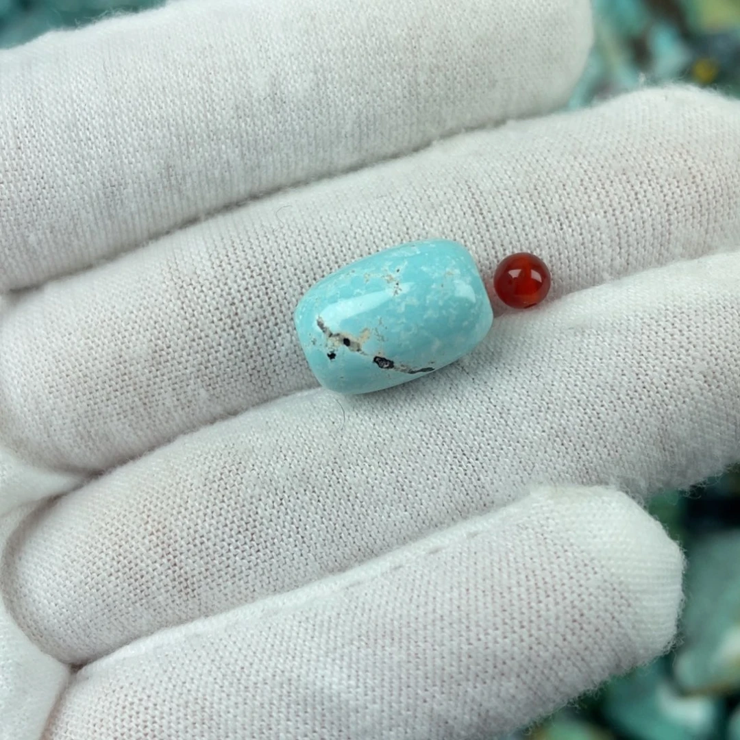 南红玛瑙未镶嵌配饰9.6微瑕