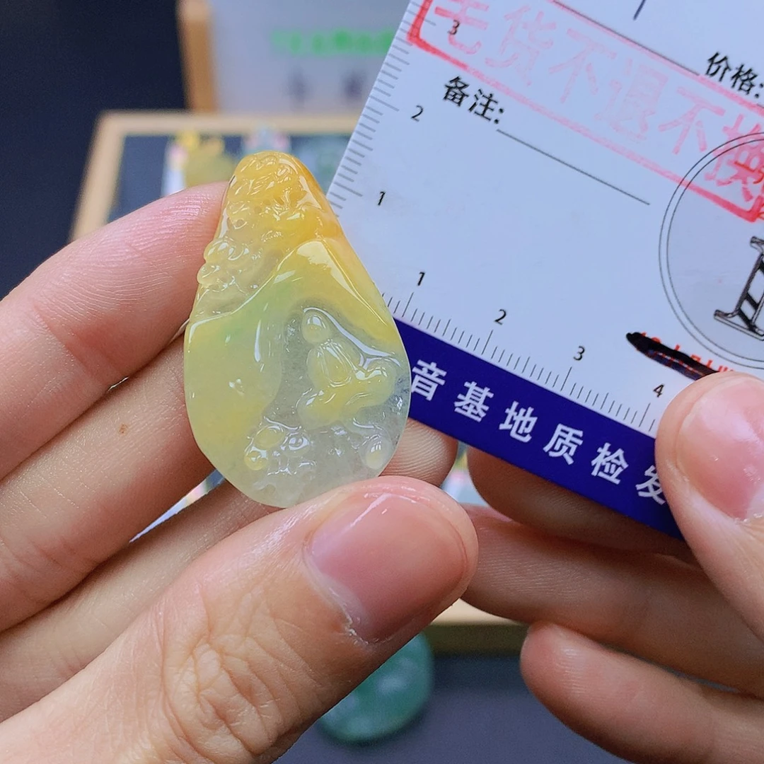 翡翠未镶嵌颈饰翡翠