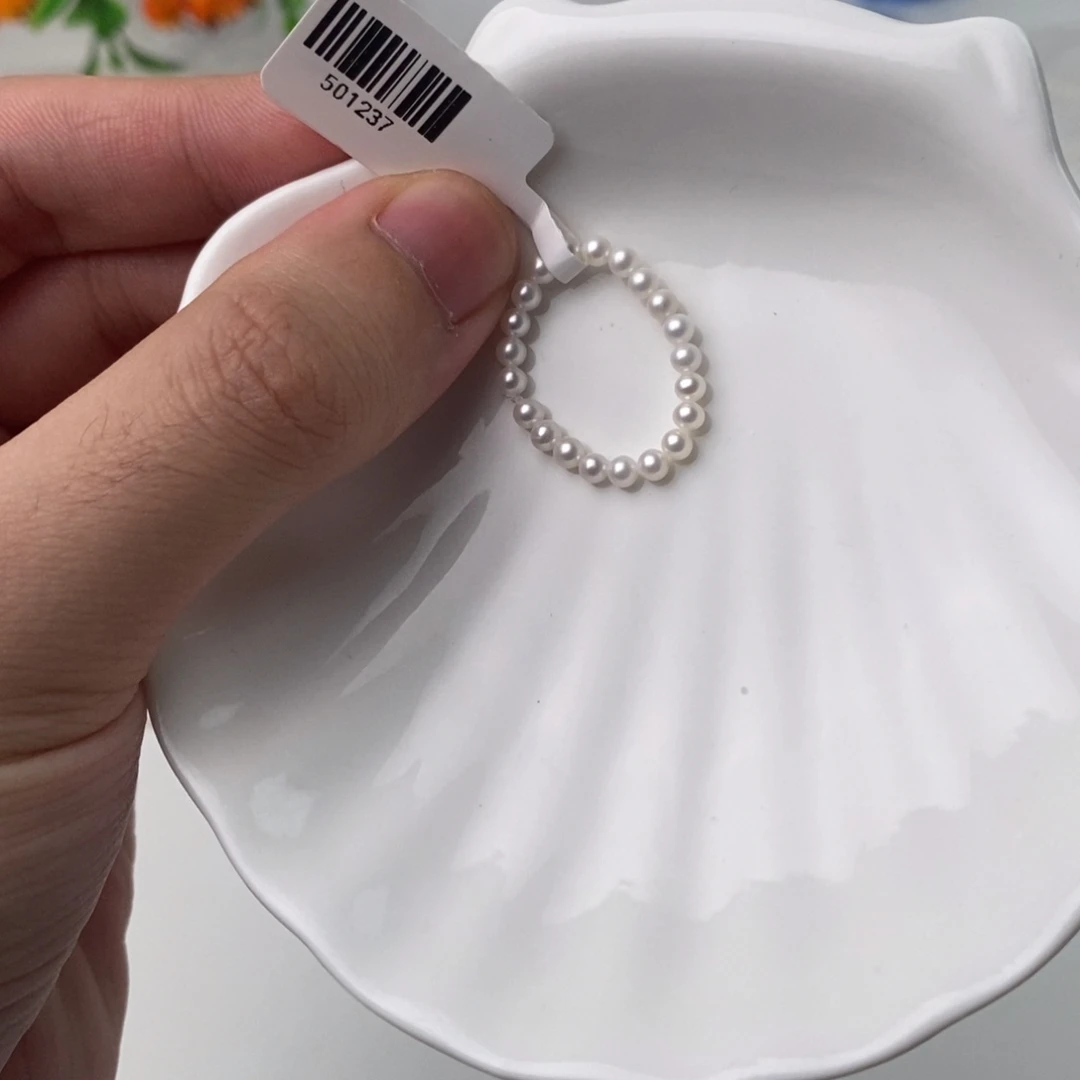 项链银S925镶嵌淡水珍珠501237