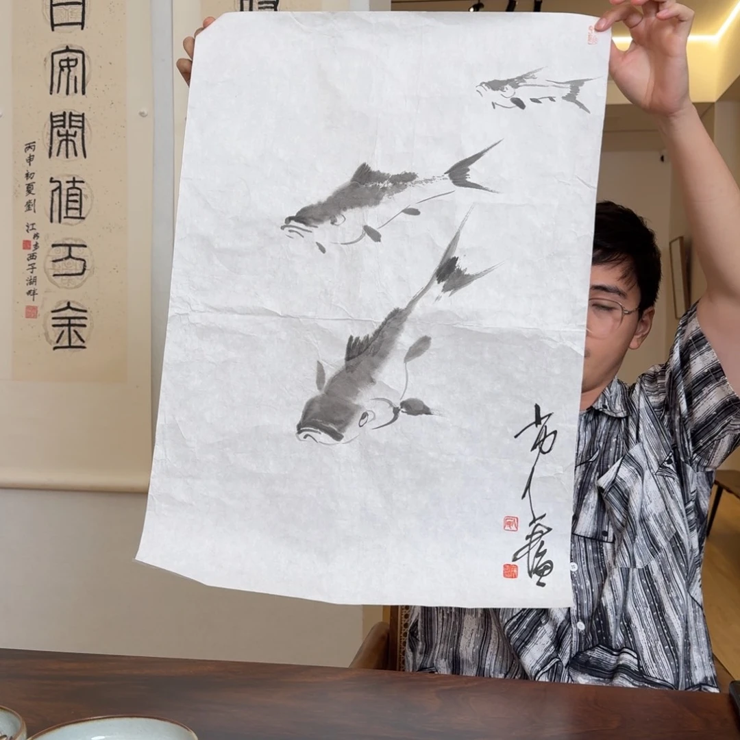 书法罗小安国画作品一张