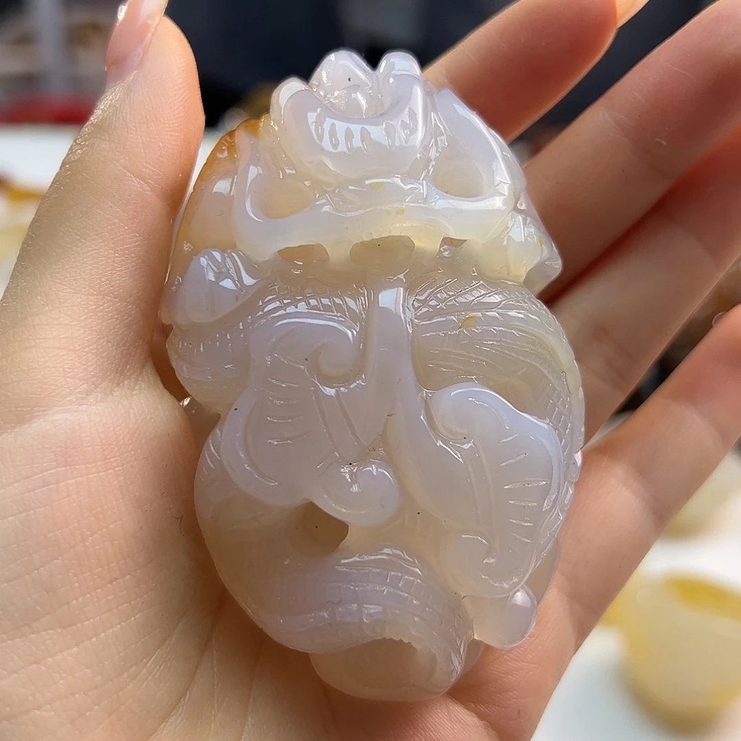 玛瑙/玉髓合金颈饰