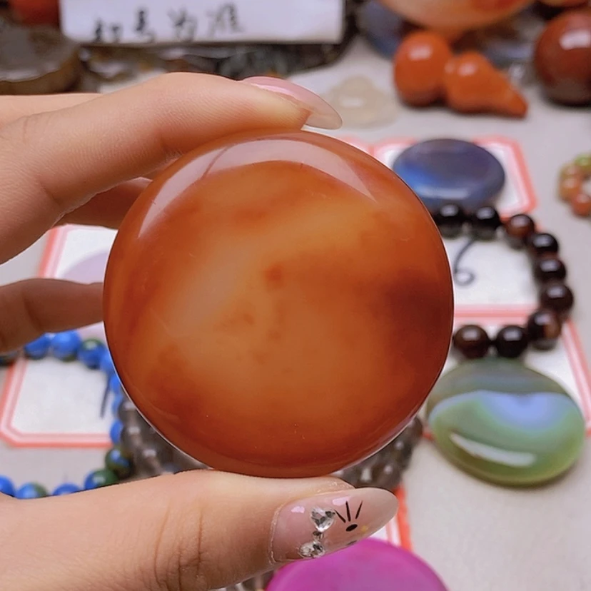 【闪购商品】未镶嵌玛瑙/玉髓珠宝半成品雪***?