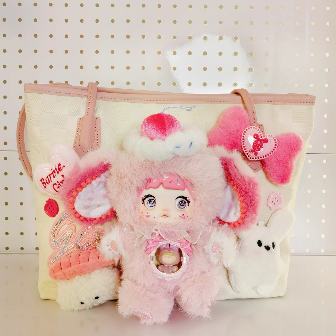 正品糯米儿搪胶 原创潮玩包包