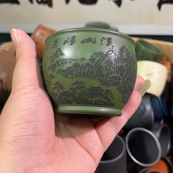 茶杯紫砂全手工紫砂主人杯