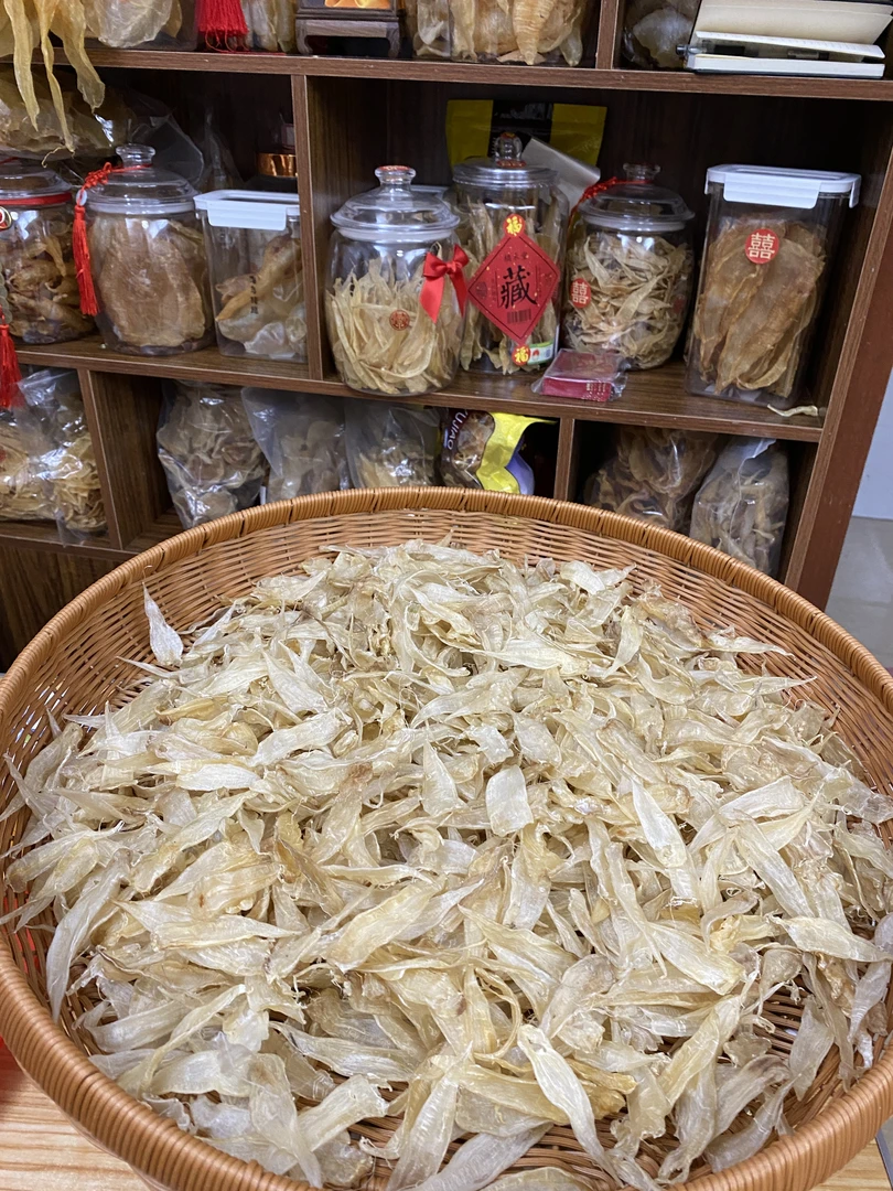 野生豆仁胶小鱼胶黄花胶黄鱼鳔豆仁鱼胶小孩补脑滋补调理斤430头