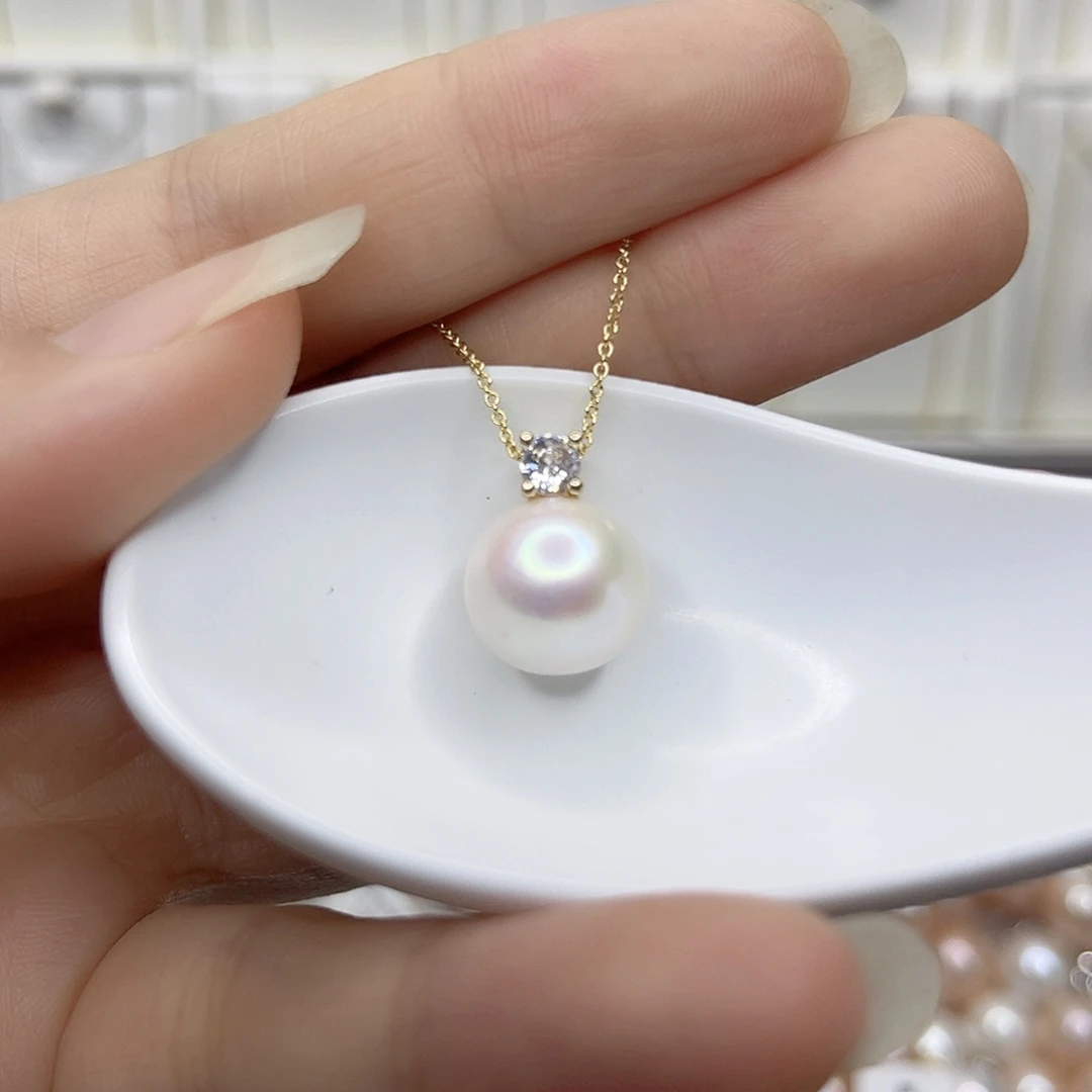 淡水珍珠合金吊坠(赠链)