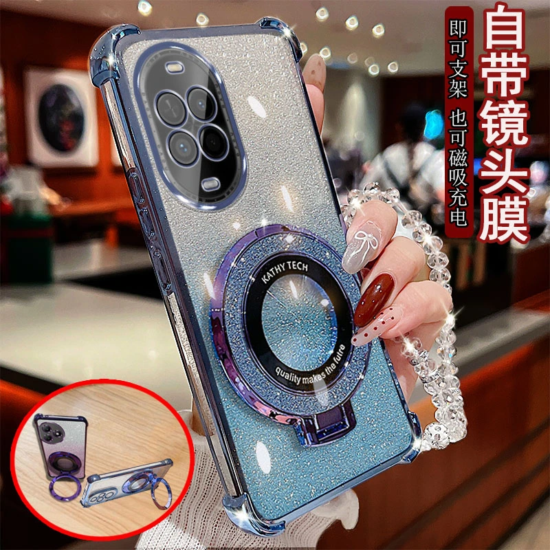 适用华为Nova14活力版手机壳TYR-AL00支架磁吸气囊防摔套镜头全包