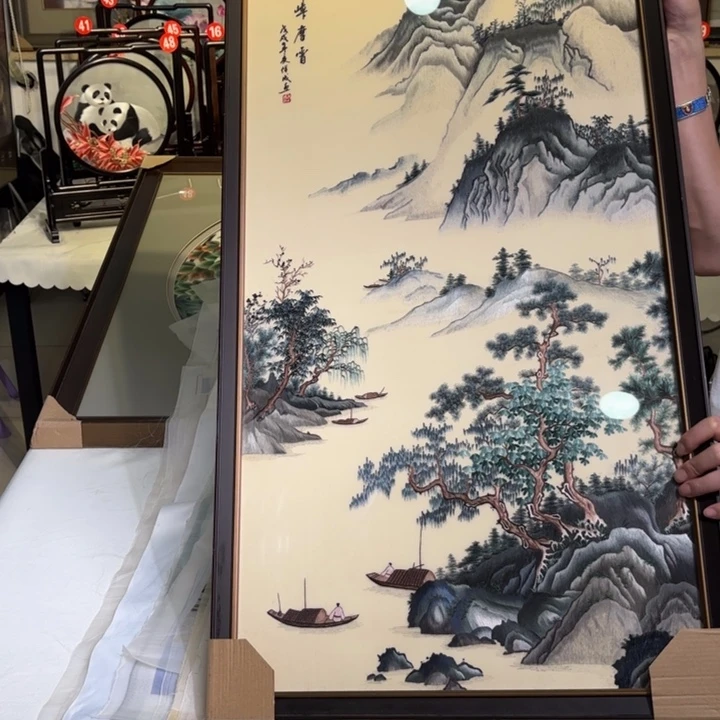 织绣纯手工定制版手工