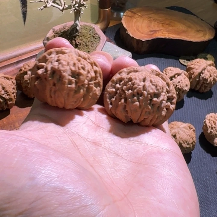 桃核吊坠四座楼全品37