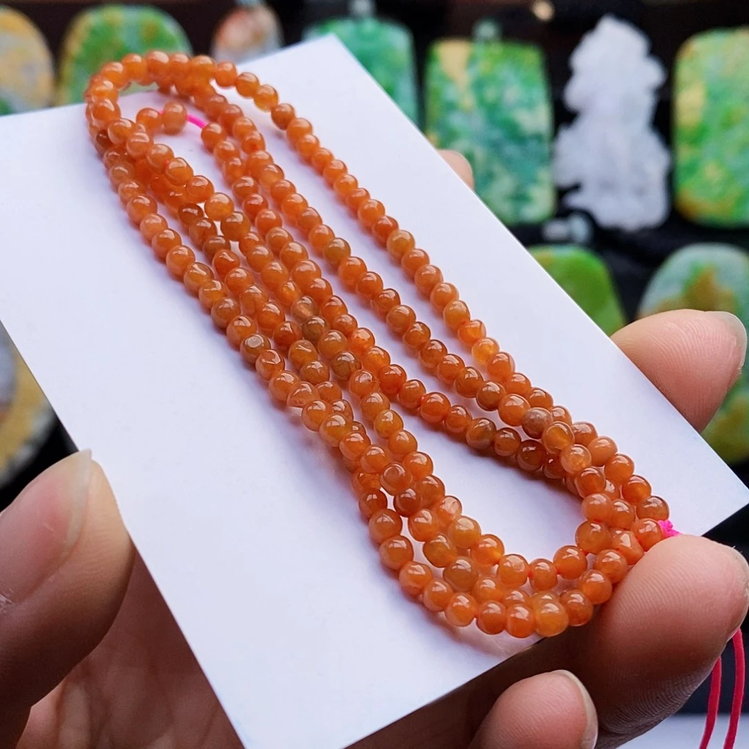 颈饰未镶嵌翡翠翡翠A货一物一证