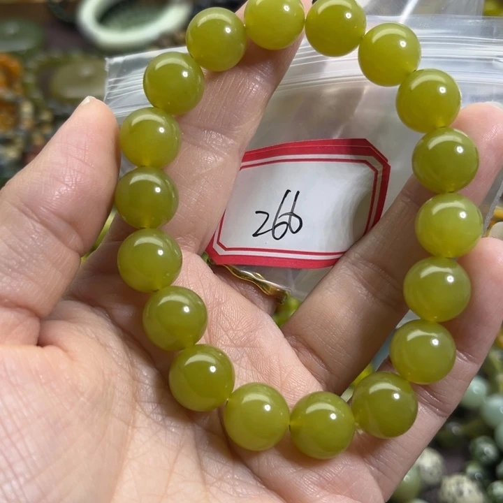 蛇纹石玉未镶嵌手链