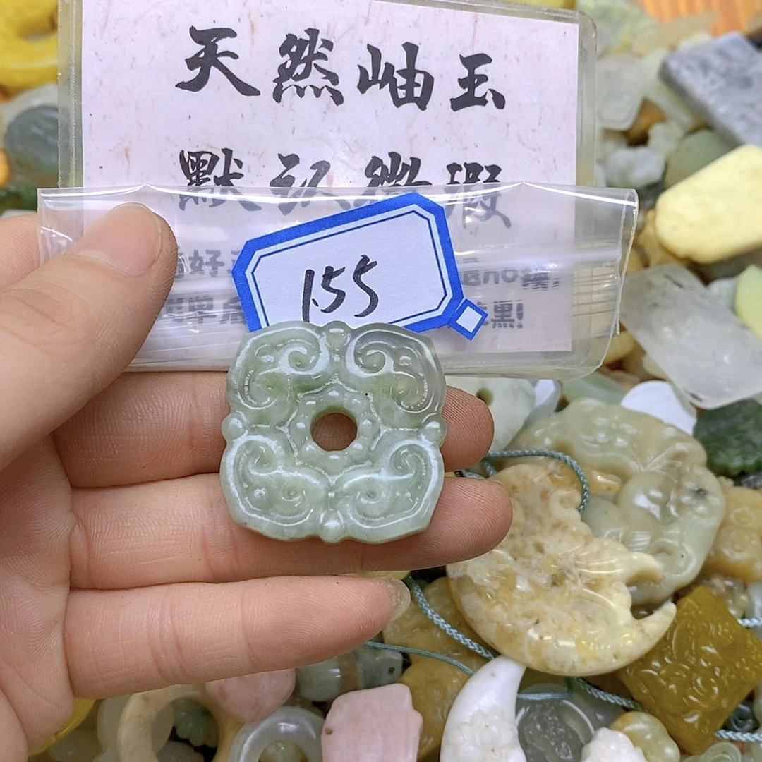 蛇纹石玉颈饰未镶嵌155