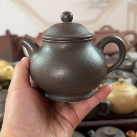 茶壶紫砂梨皮天青240cc