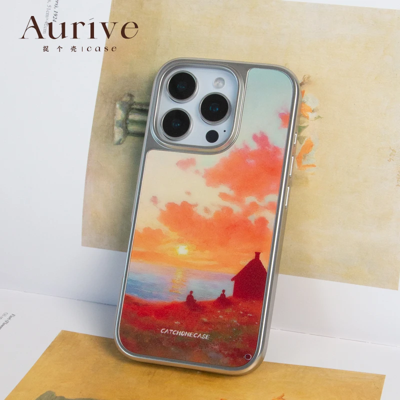 AURIVE 夕阳小屋 适用iPhone16promax15苹果13手机壳12华为小米15