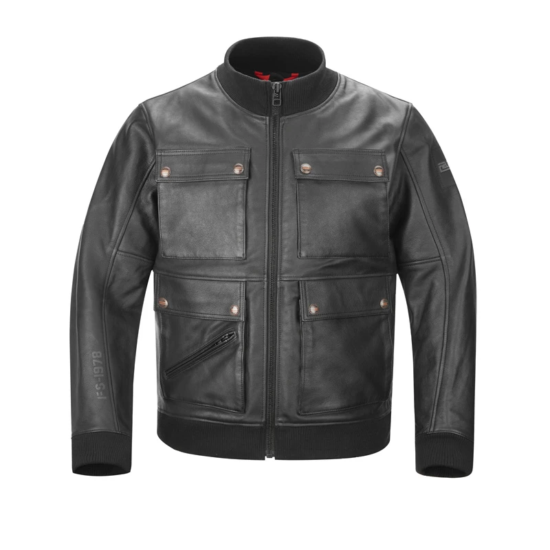 【瑕疵售后款】1978LJ01 非凡复古骑行夹克真牛皮耐磨耐用畅快骑行