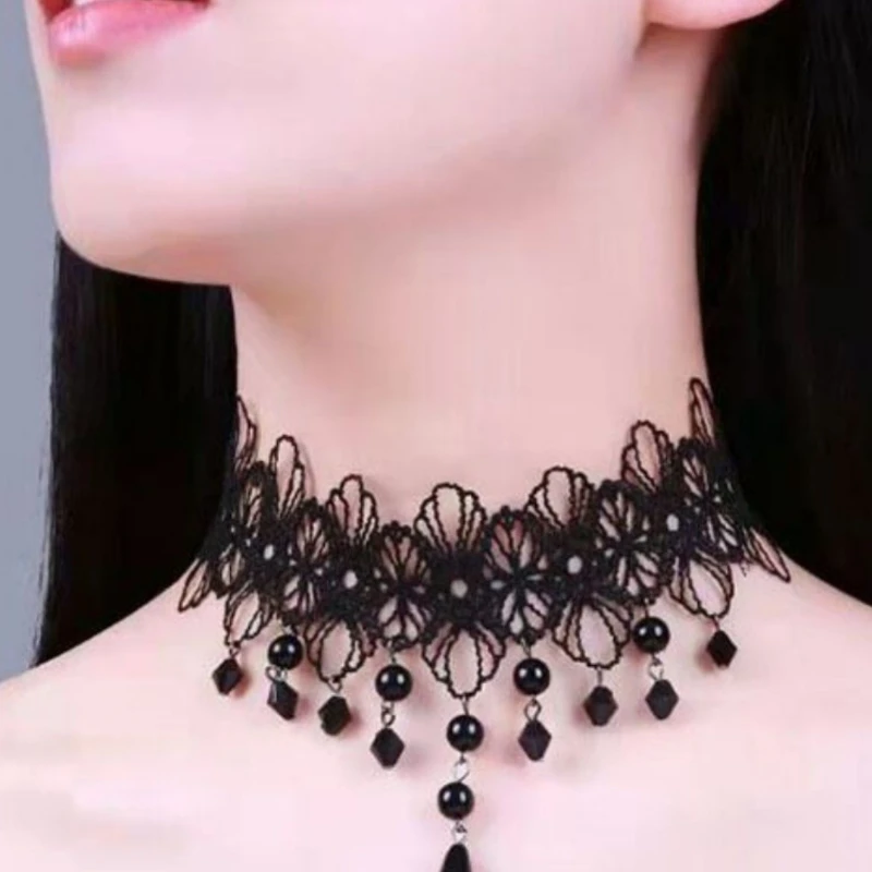 遮脖子疤痕的饰品夏天甲状腺术后蕾丝女丝巾脖子遮挡装饰围脖护颈