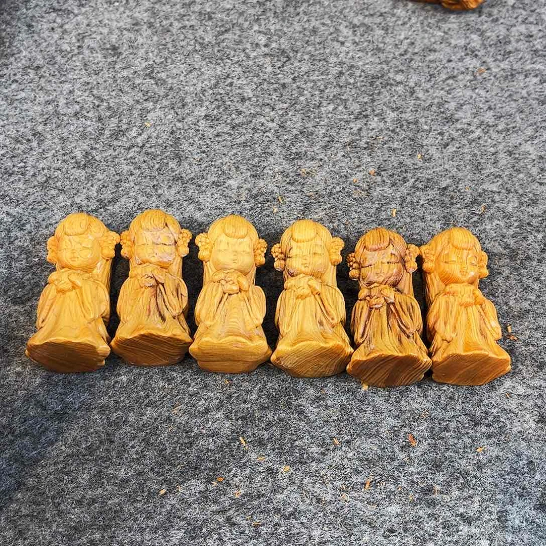 柏木（崖柏）黄泥高料把件到手一个