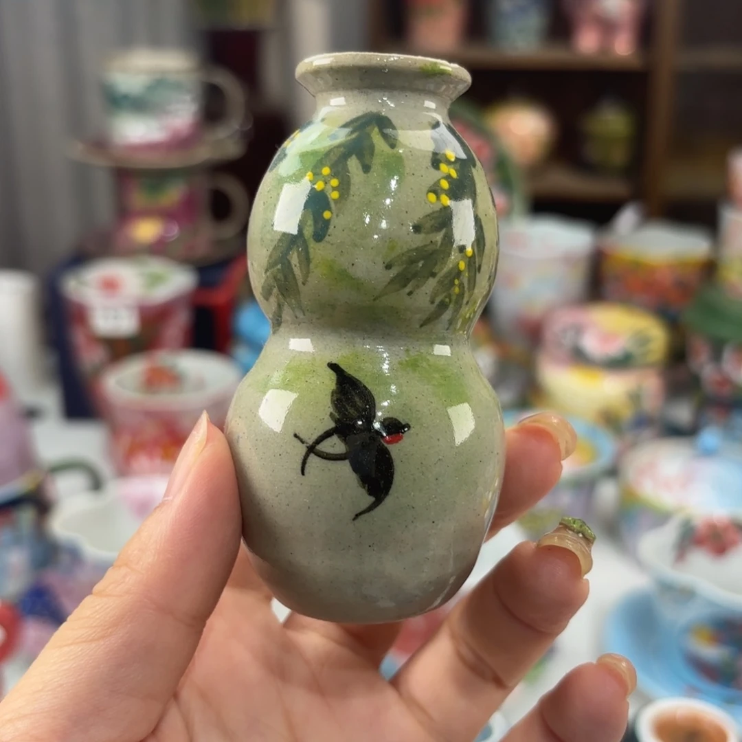 景德镇手绘高温釉下彩陶瓷茶具