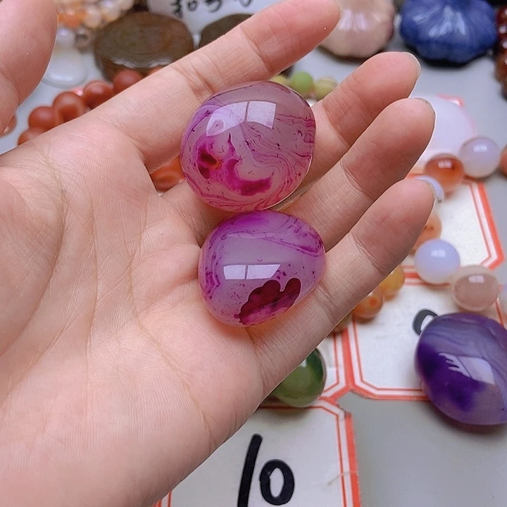 【闪购商品】未镶嵌玛瑙/玉髓珠宝半成品赫*欣