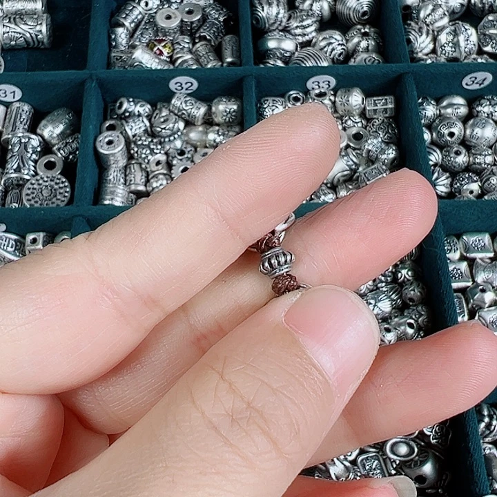 吊坠足银无足银999灯笼珠