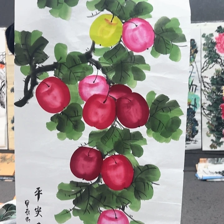 国画无毛或被短柔或短