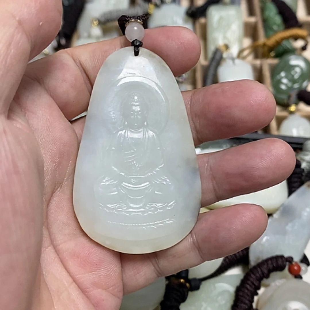 【闪购商品】和田玉未镶嵌颈饰用****7