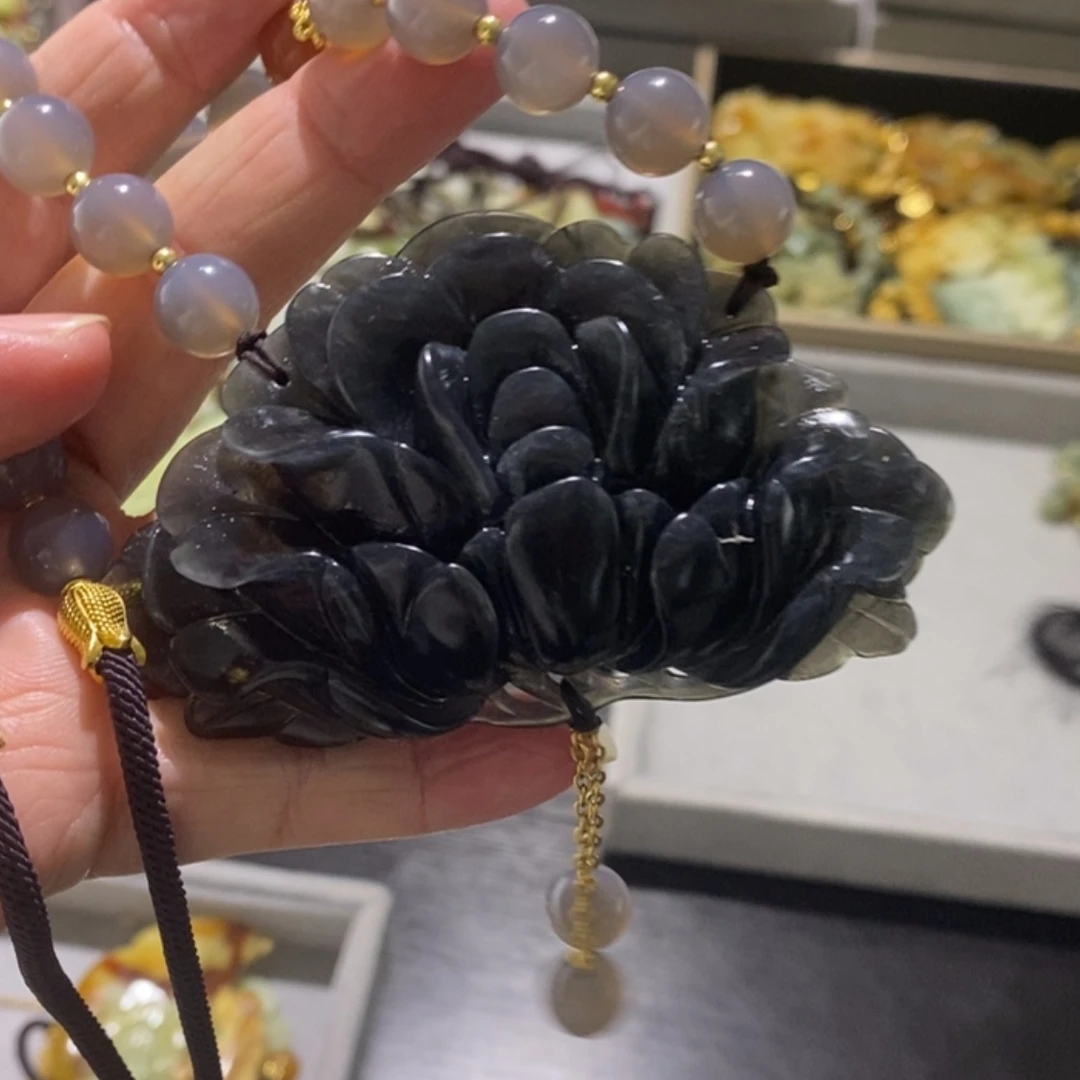 【闪购商品】岫玉毛衣链未镶嵌