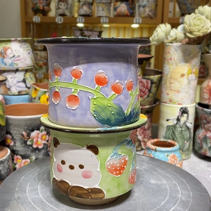 景德镇艺术手绘作品