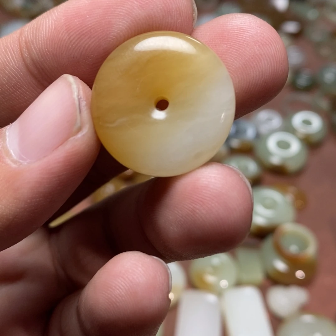 和田玉吊坠(不含链)未镶嵌亚*