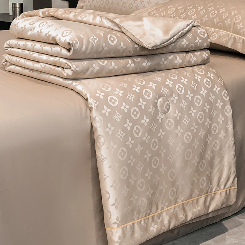 富安娜高级感冰丝夏凉被2025新款夏被天丝空调被夏季薄被子可机洗