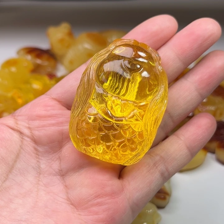 琥珀颈饰未镶嵌琥珀蜜蜡