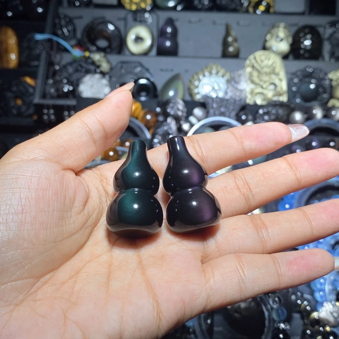 黑曜岩未镶嵌颈饰小****缺