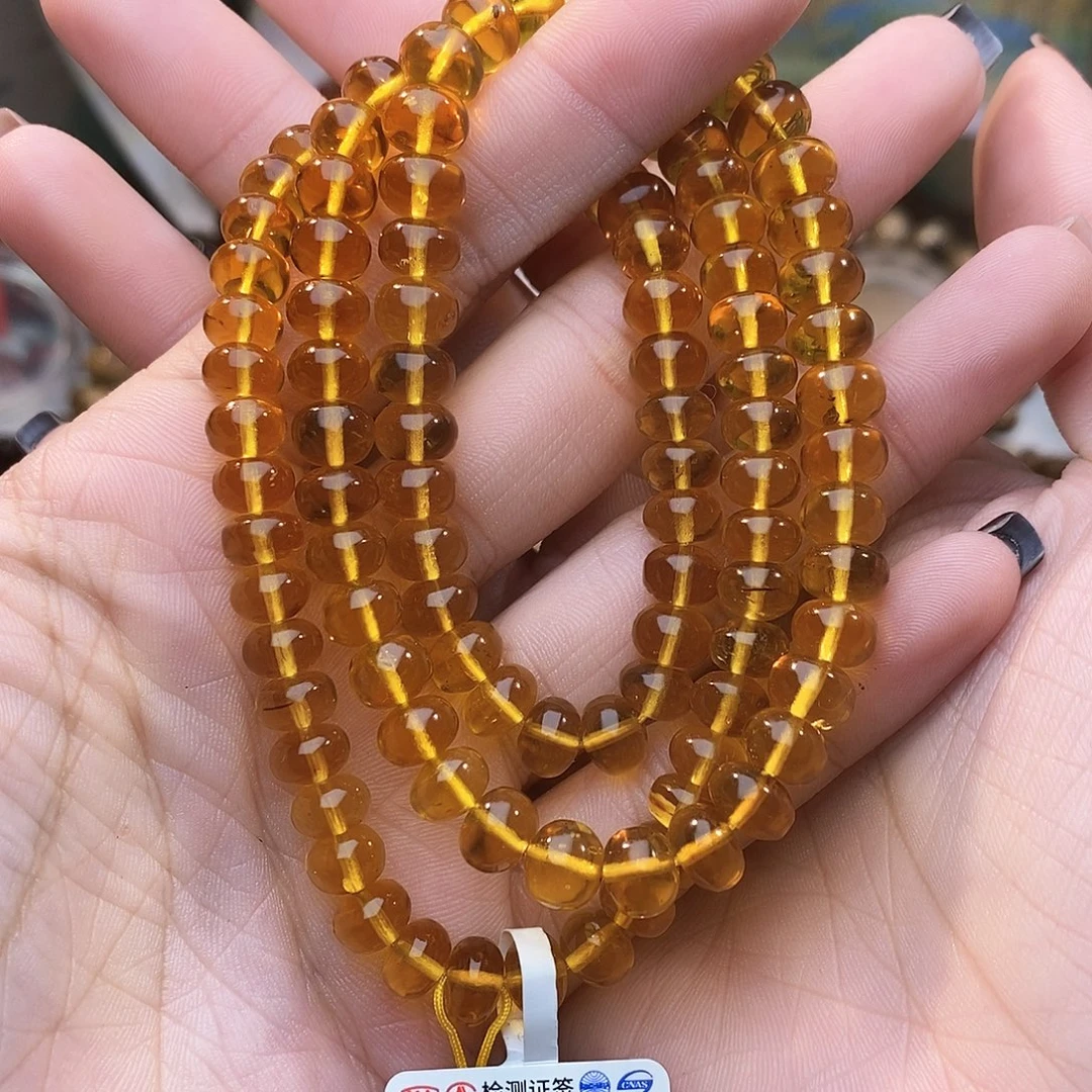 琥珀未镶嵌手链7➕