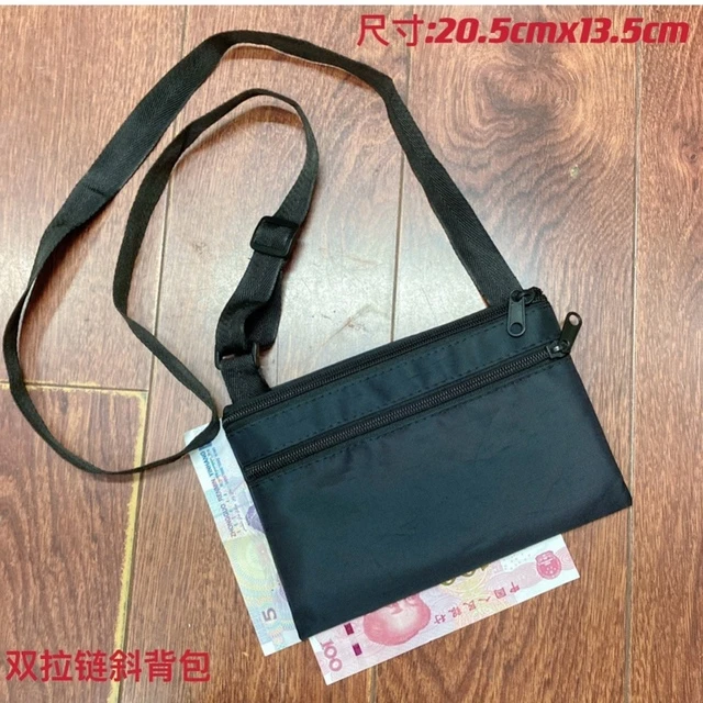 防水斜挎包 女士手机包 方形花布背包 老人零钱包 贴身挂包小方包